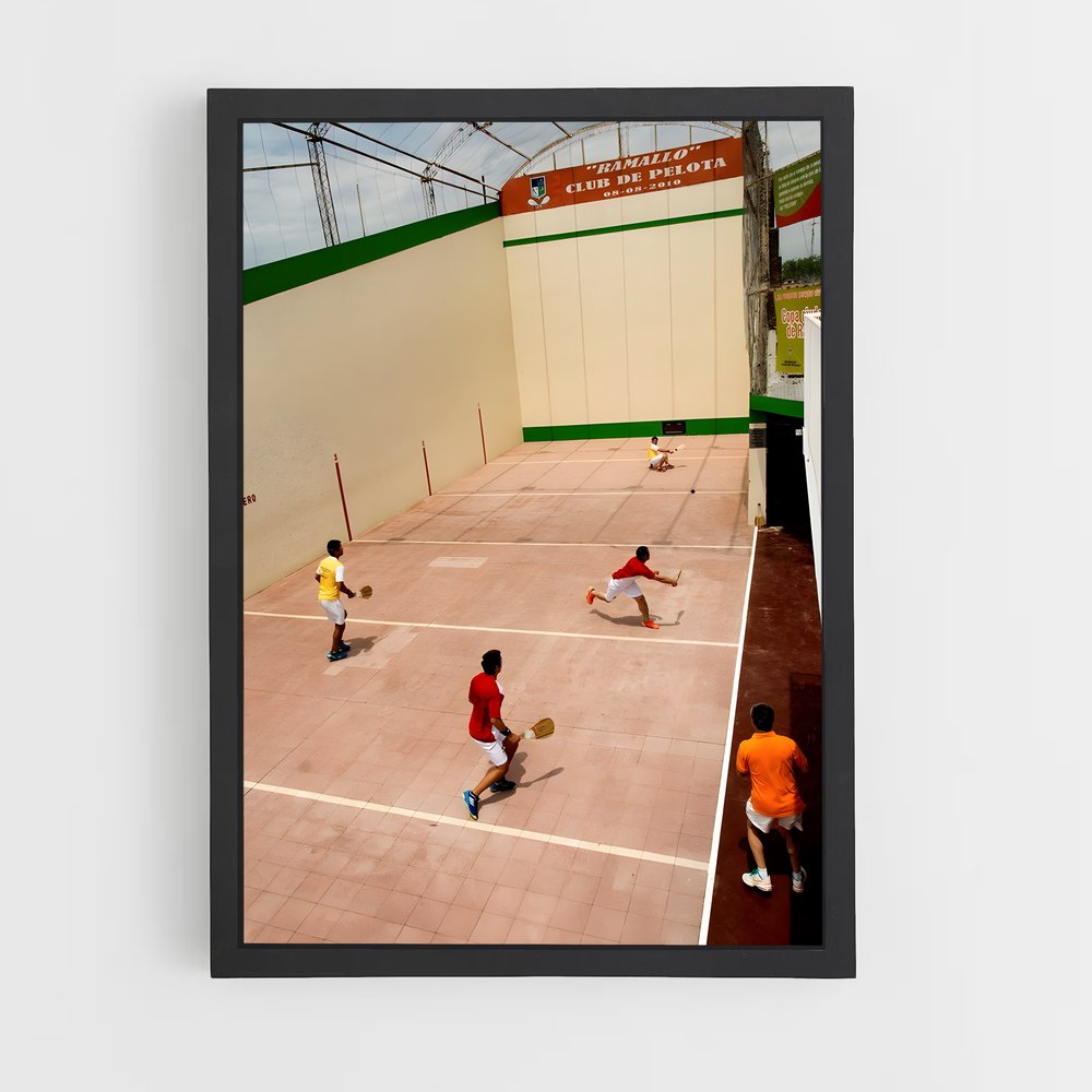Poster Dunk Basque – affiche Pelote basque (vue 2)